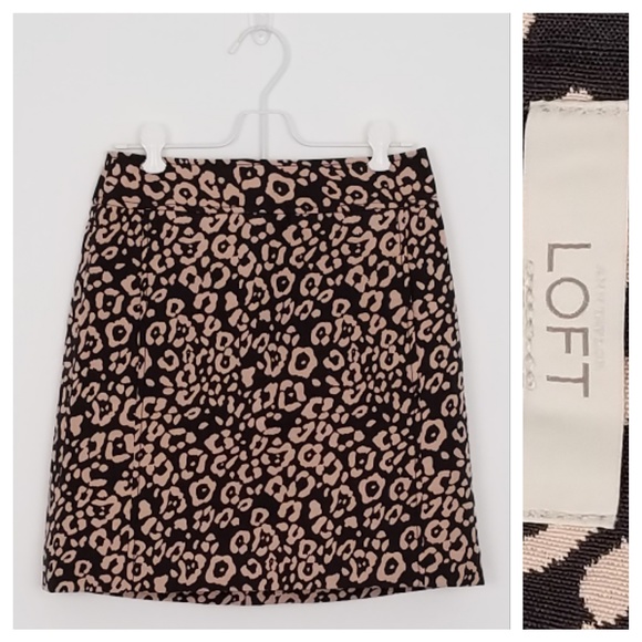 LOFT Dresses & Skirts - New LOFT Leopard Print Skirt